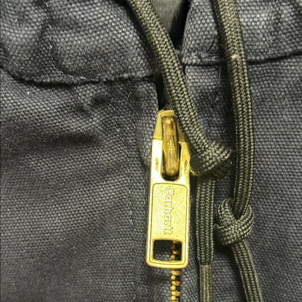 Men’s Carhartt Navy Hooded Jacket - Picture 3 of 12